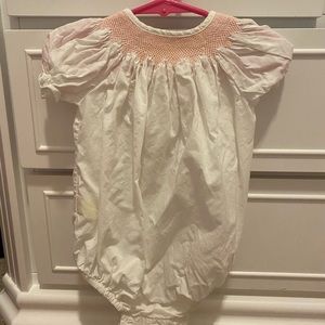 Sweet smocked onesie